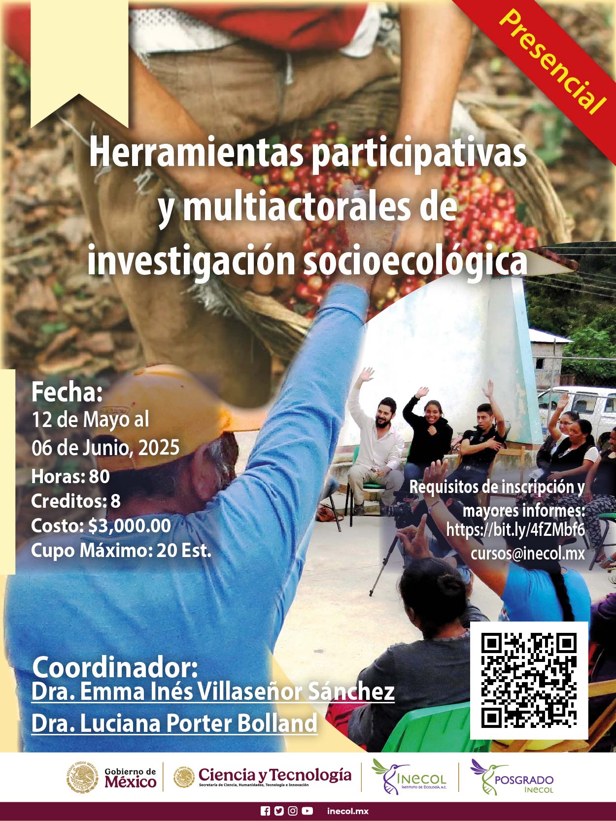 Herramientas participativas y multiactorales de investigación socioecológica