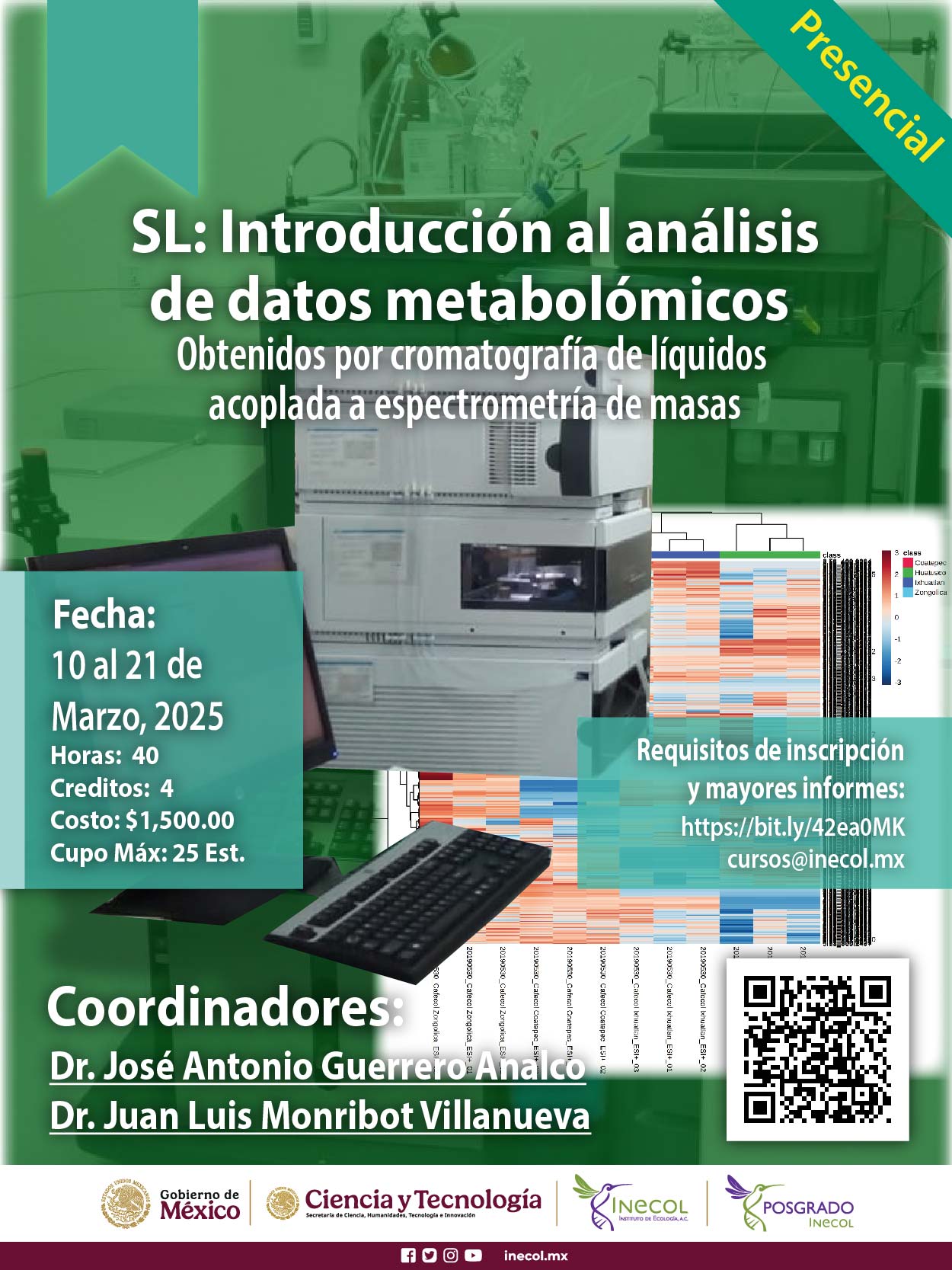 SL: Introducción al análisis de datos metabolómicos obtenidos por cromatografía de líquidos acoplada a espectrometría de masas