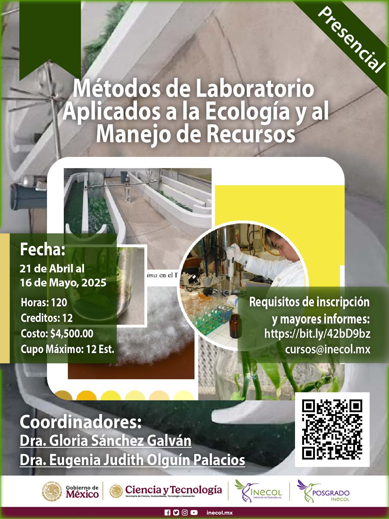 Métodos de Laboratorio Aplicados a la Ecología y al Manejo de Recursos